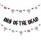 Big Dot of Happiness Day of the Dead - Sugar Skull Party Letter Banner Decoration - 36 Banner Cutouts and Day of the Dead Banner Letters